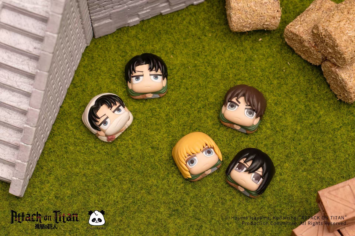 F Attack on Titan Chibi Artisan Resin Keycaps - Blind Box