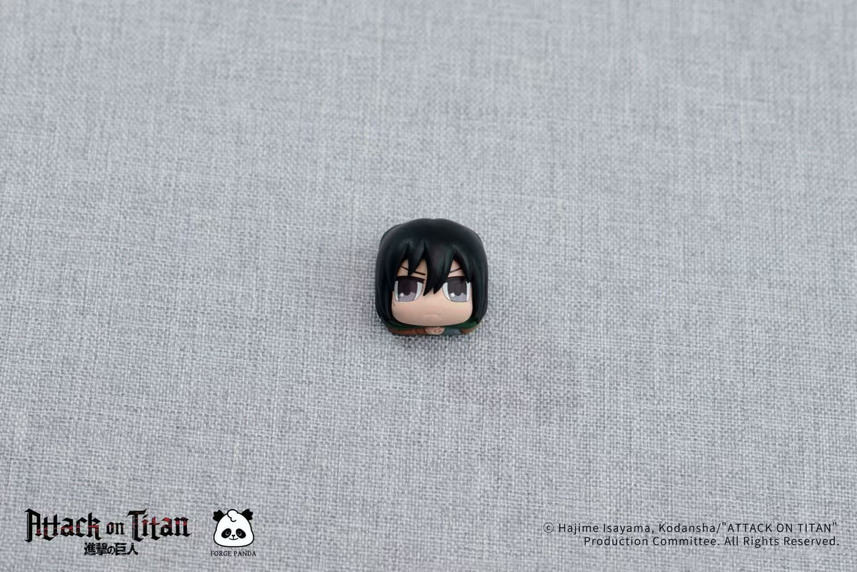 F Attack on Titan Chibi Artisan Resin Keycaps - Blind Box