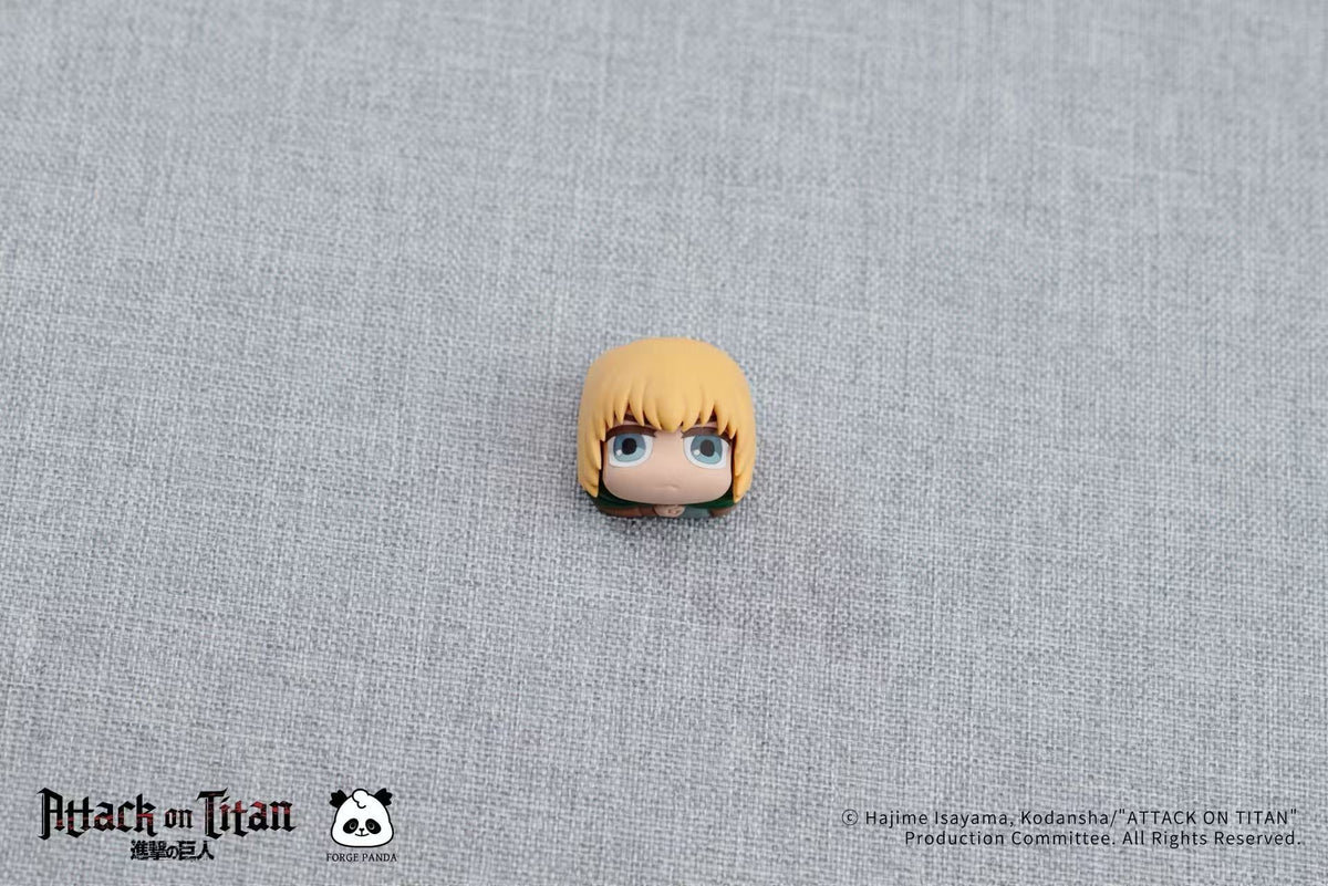 F Attack on Titan Chibi Artisan Resin Keycaps - Blind Box