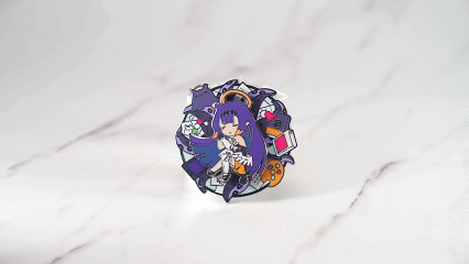 F Ninomae Ina’nis Spinning Pin