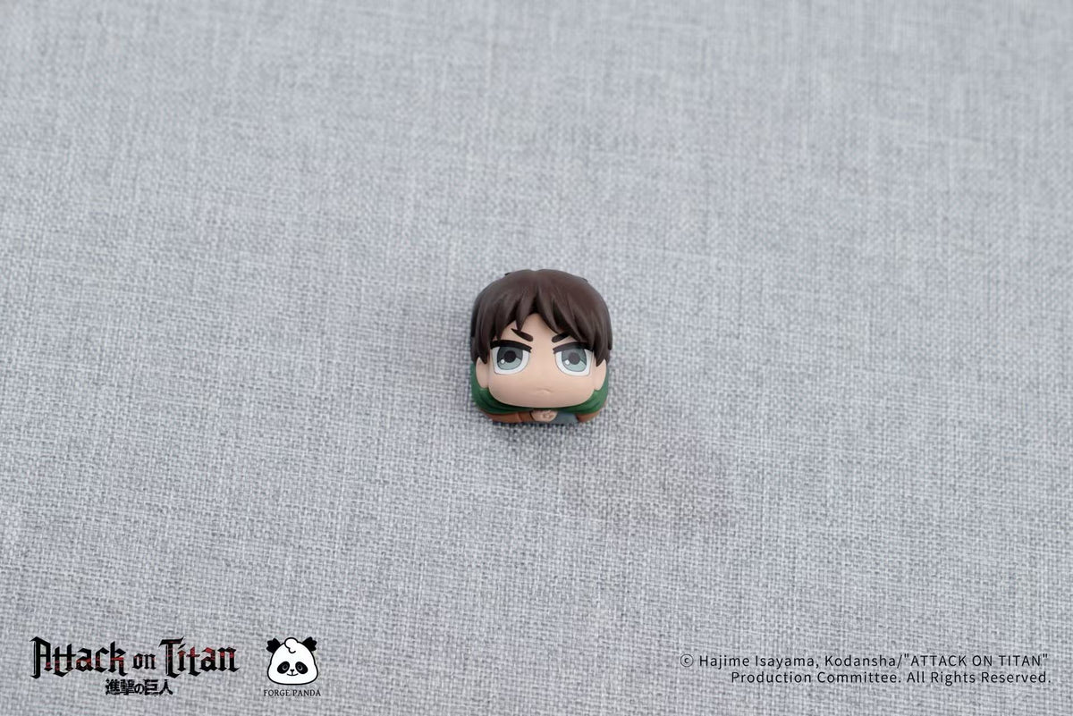F Attack on Titan Chibi Artisan Resin Keycaps - Blind Box