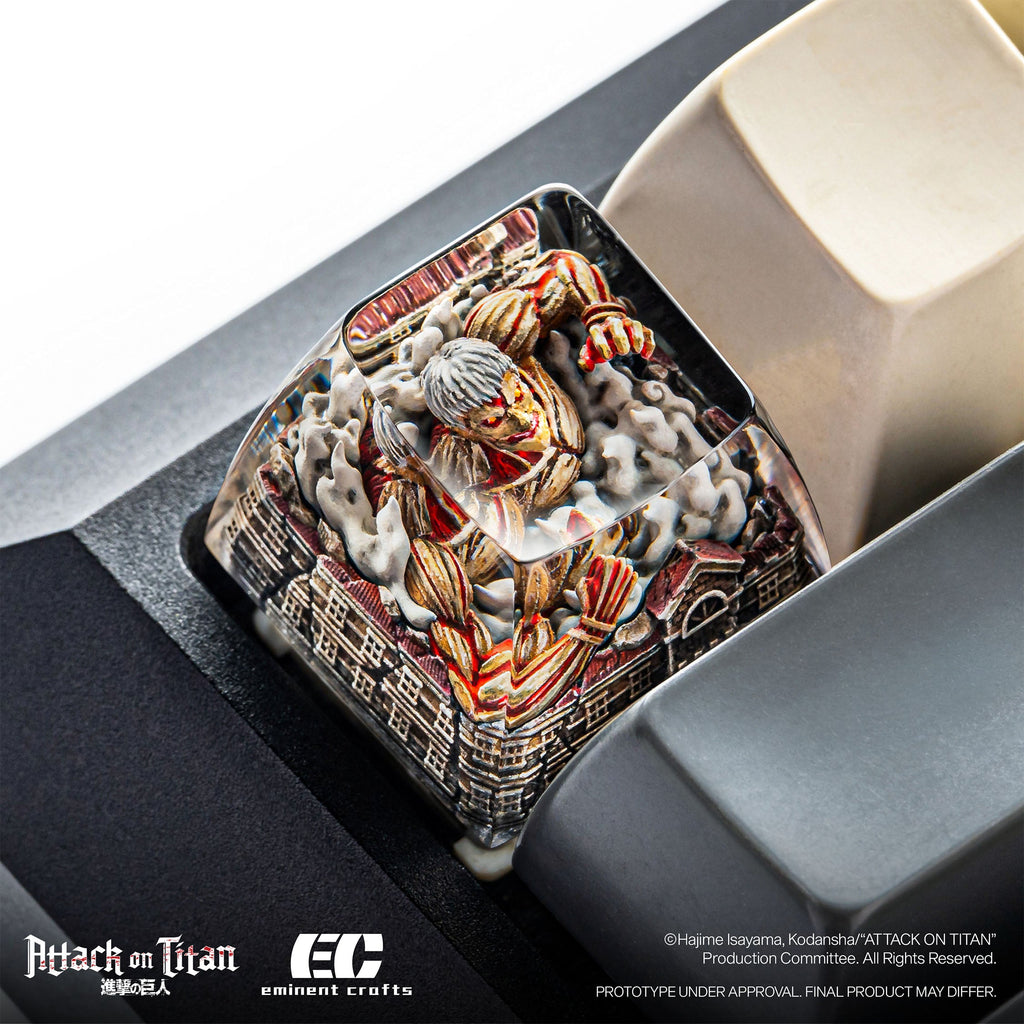 F Armored Titan - Attack on Titan - Artisan Resin Keycap