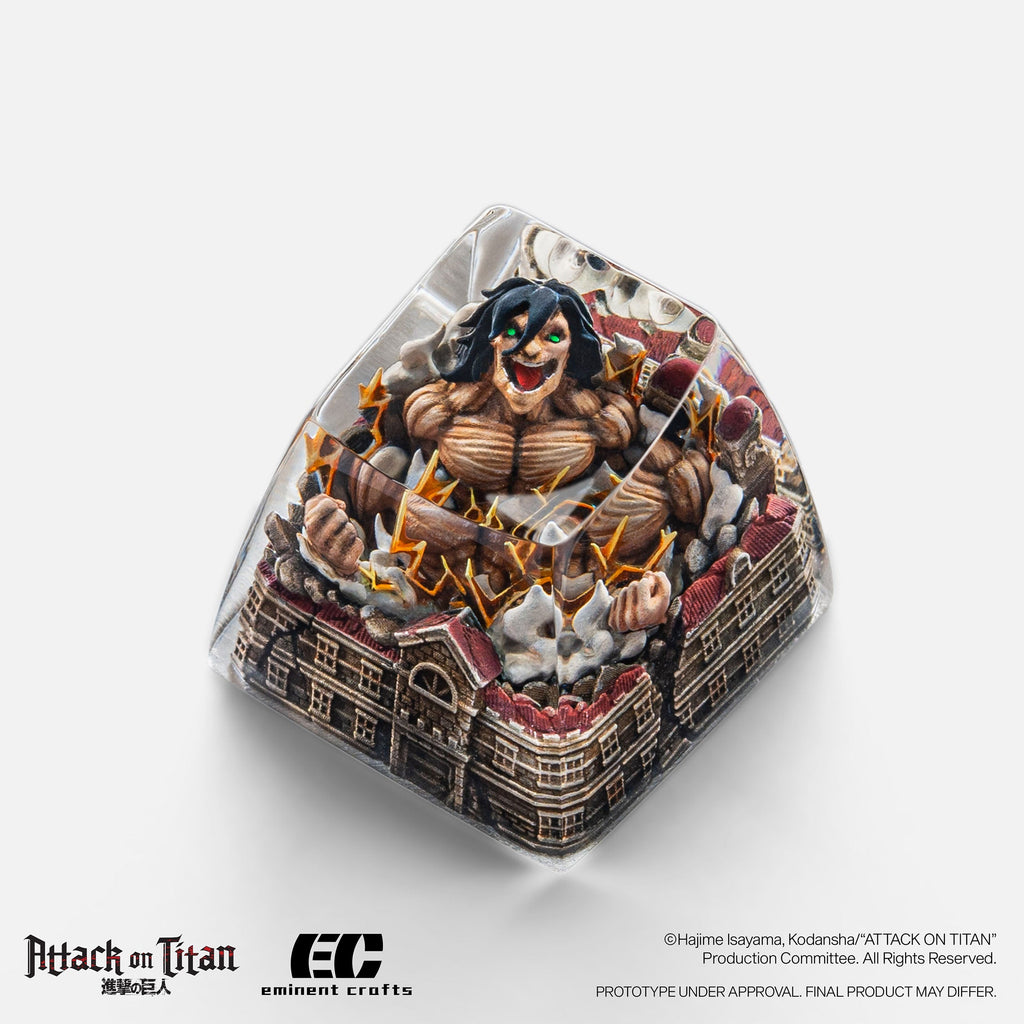 F Attack Titan - Attack on Titan - Artisan Resin Keycap