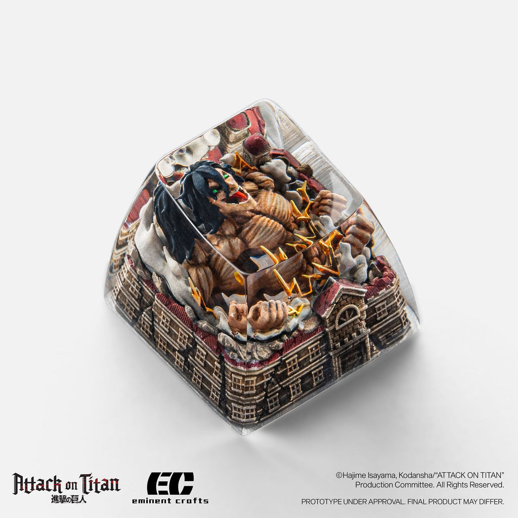 F Attack Titan - Attack on Titan - Artisan Resin Keycap