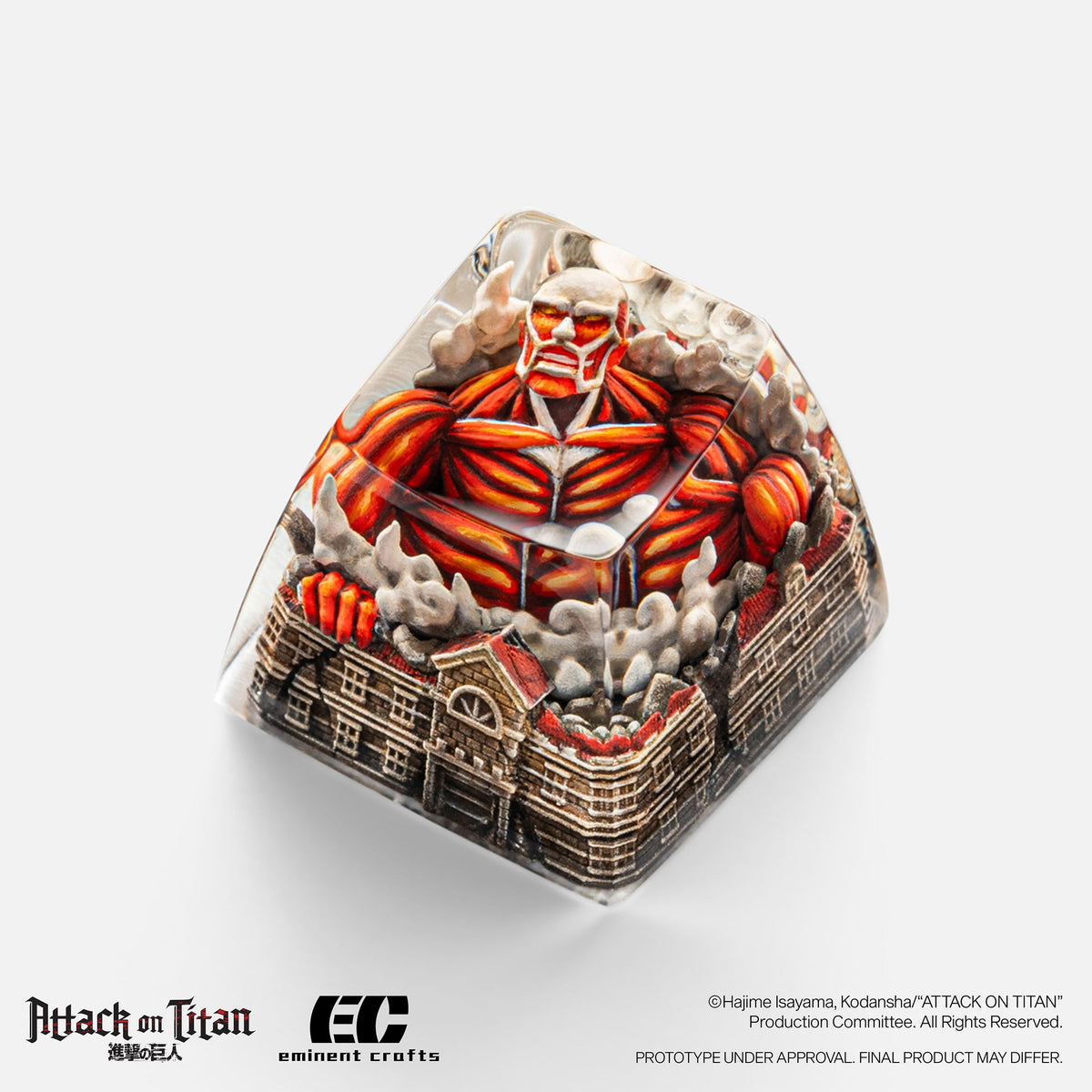 F Colossal Titan - Attack on Titan - Artisan Resin Keycap