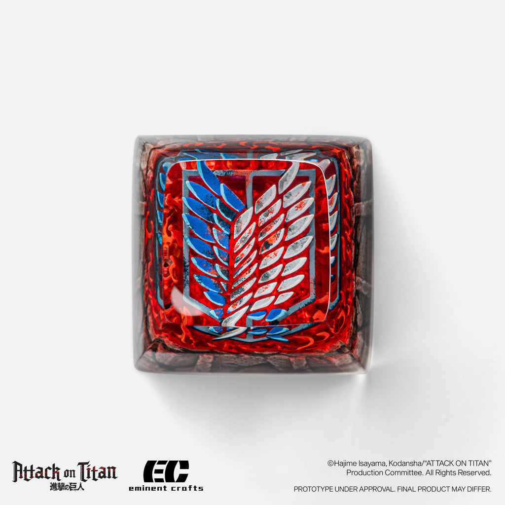 F Scout Regiment Logo - Attack on Titan - Artisan Resin Keycap