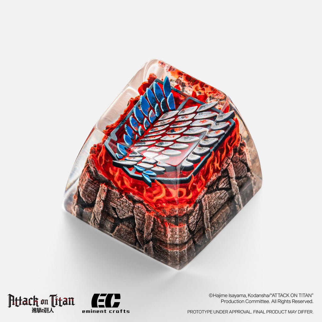 F Scout Regiment Logo - Attack on Titan - Artisan Resin Keycap