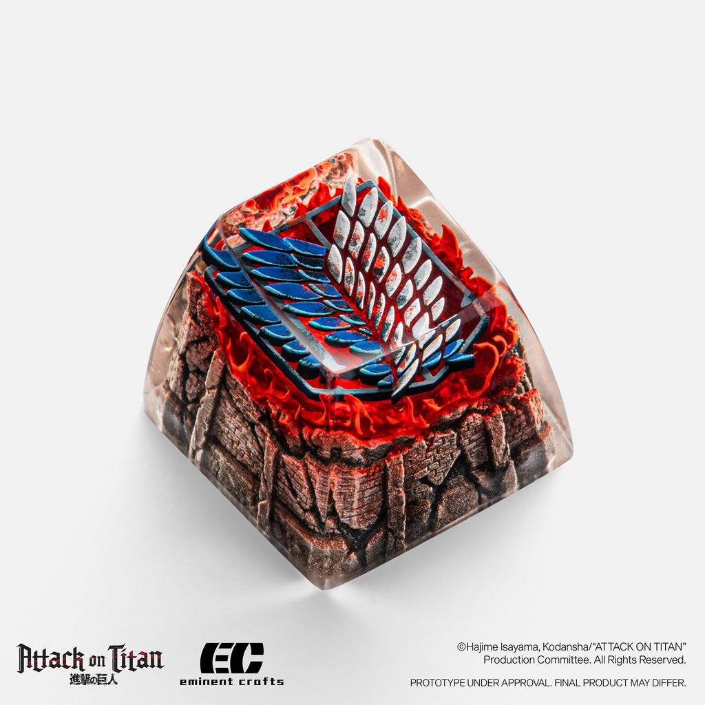 F Scout Regiment Logo - Attack on Titan - Artisan Resin Keycap