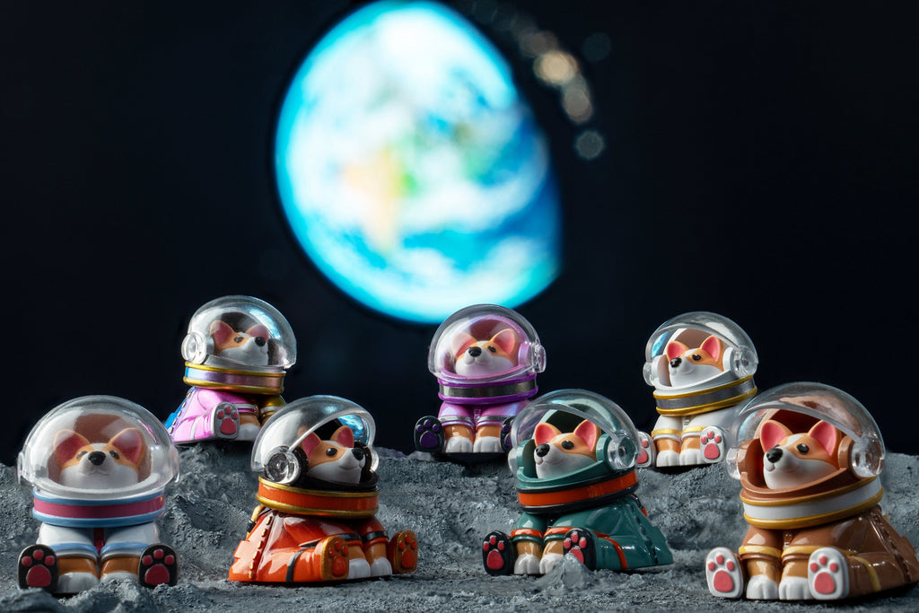 Astro Corgi Group Moon Shot Version 1
