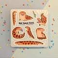 Blue Tongue Skink (Tiliqua Scincoides) Sticker Sheet