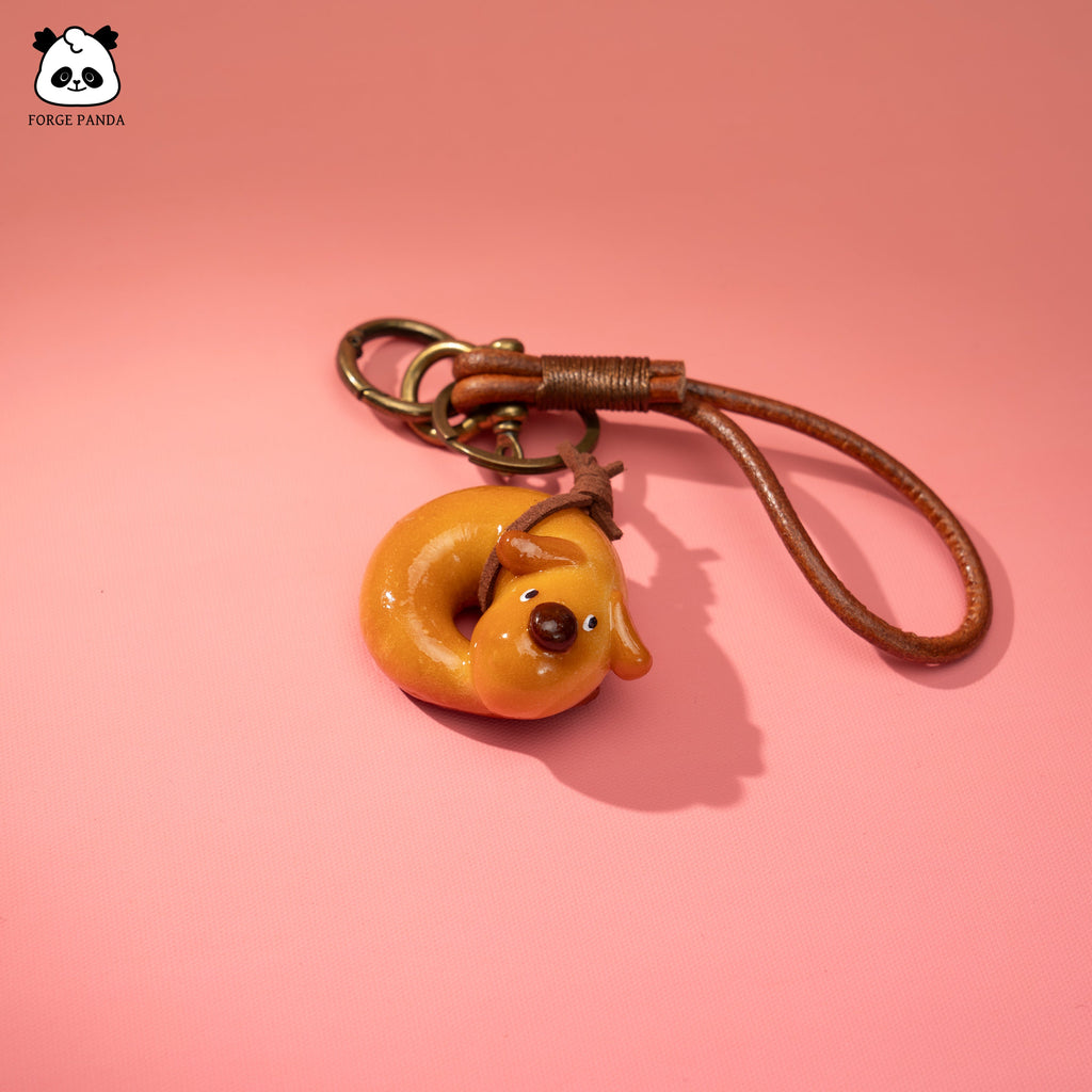 F Bread Bag Charm (Made with real bread) - Forge Panda Originals