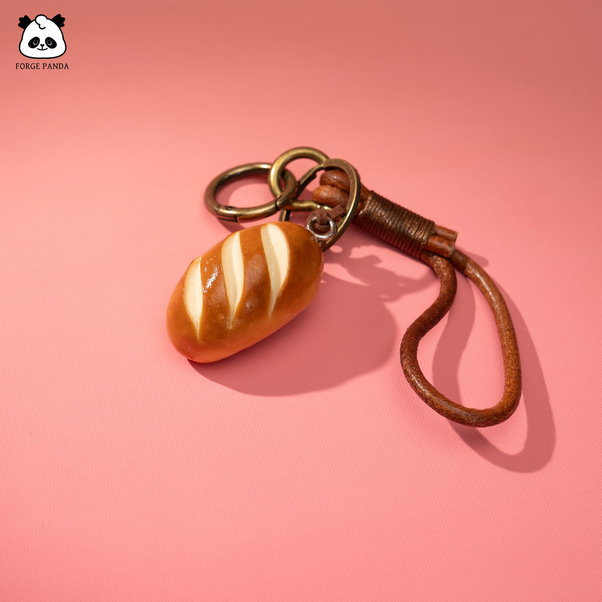 F Bread Bag Charm (Made with real bread) - Forge Panda Originals