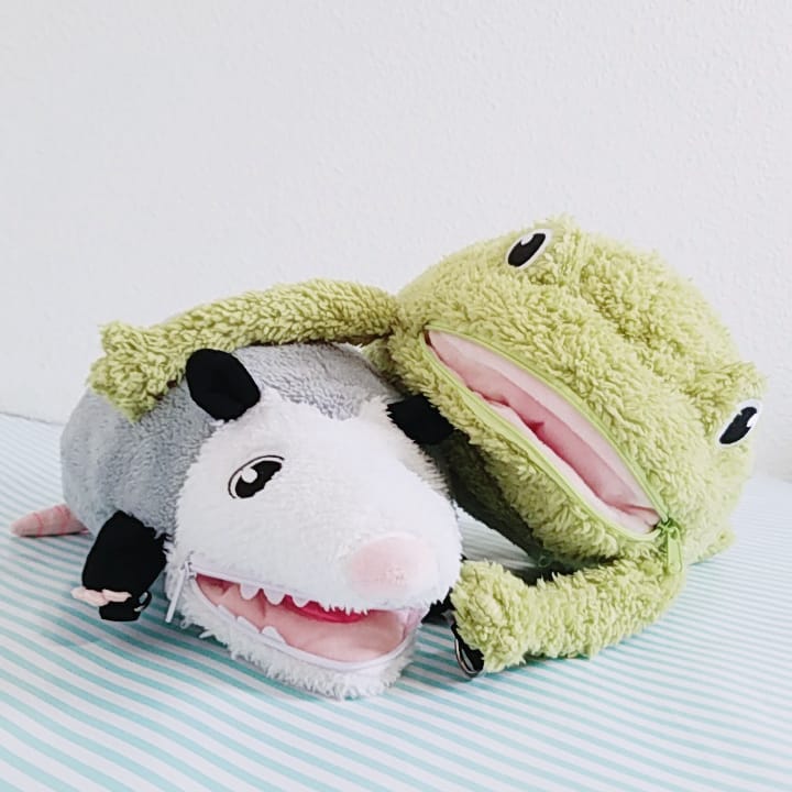 Frog Plush Bag