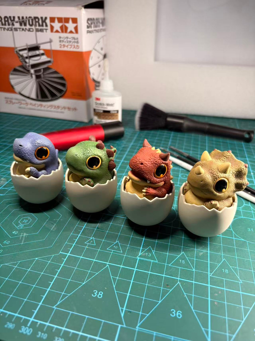 F Dinosaur Series Roly-Poly Fidget Clickers - Forge Panda Originals