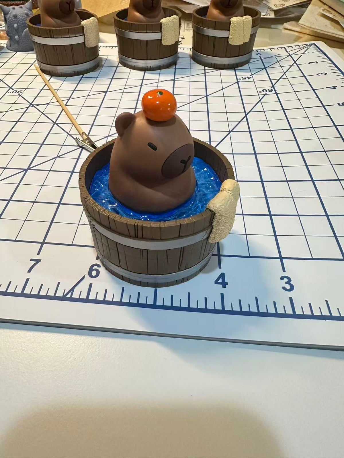 F Capybara Bath Fidget Clicker - Forge Panda Originals
