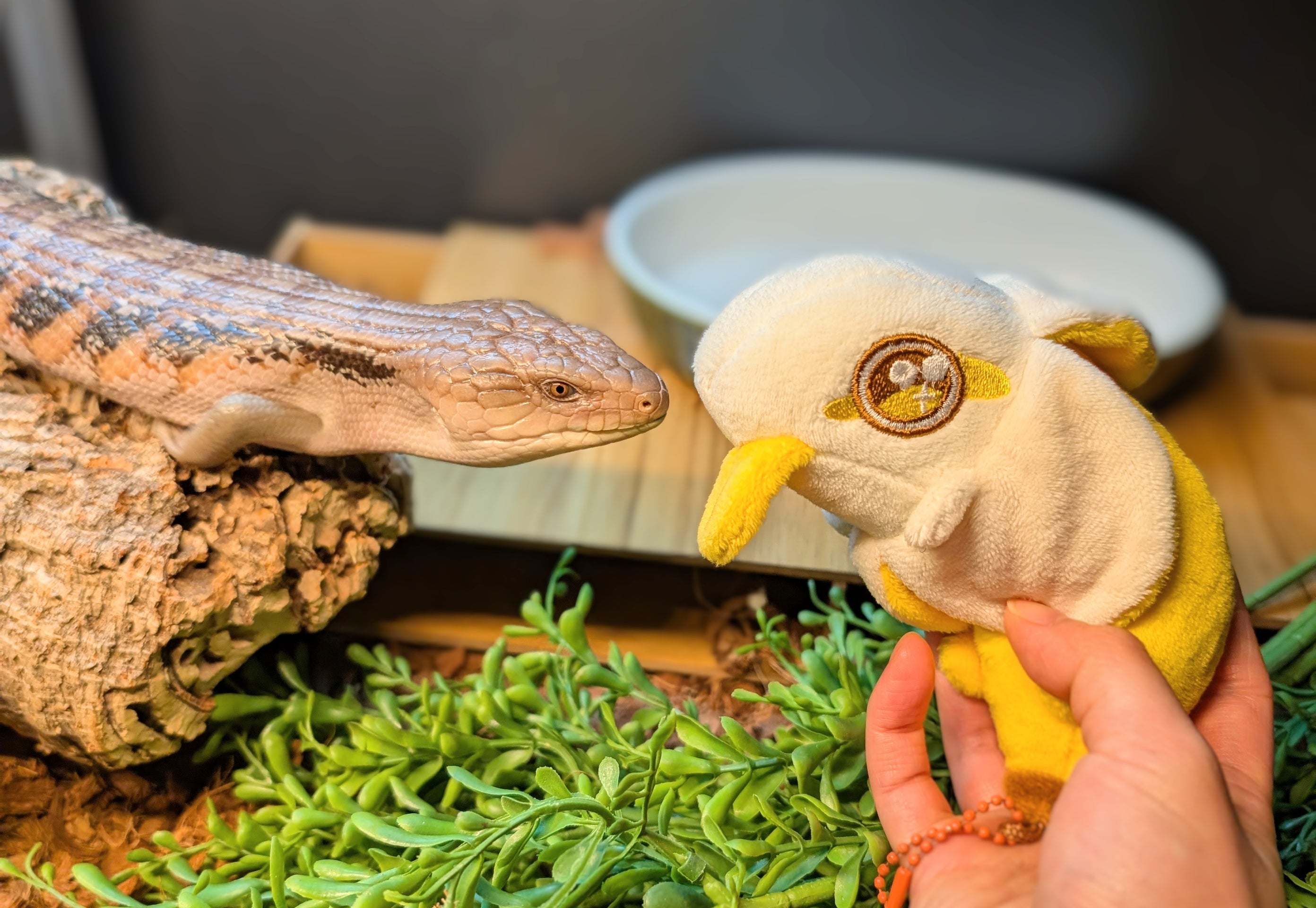 Banana Skonk Plush Keychain