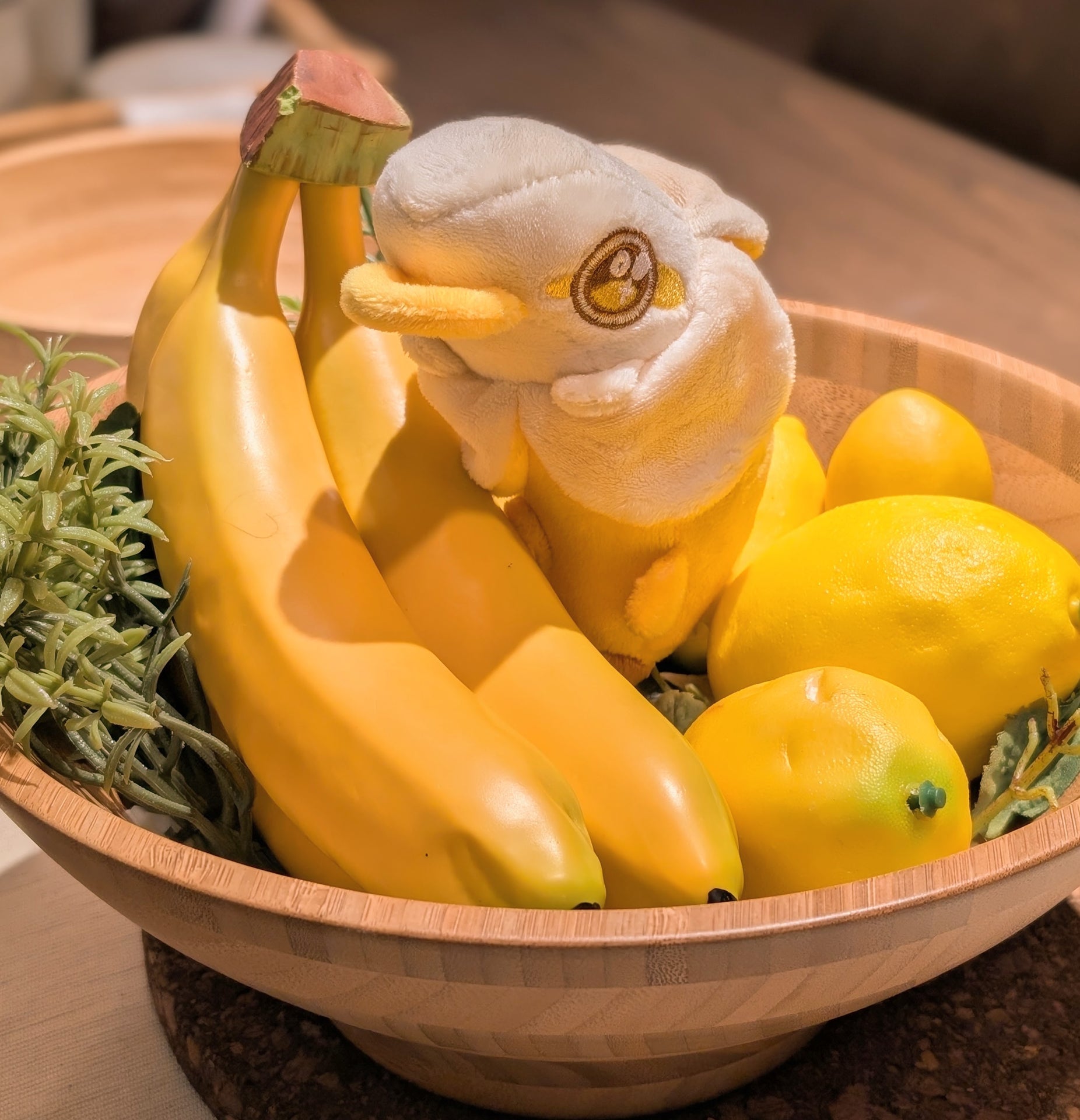 Banana Skonk Plush Keychain