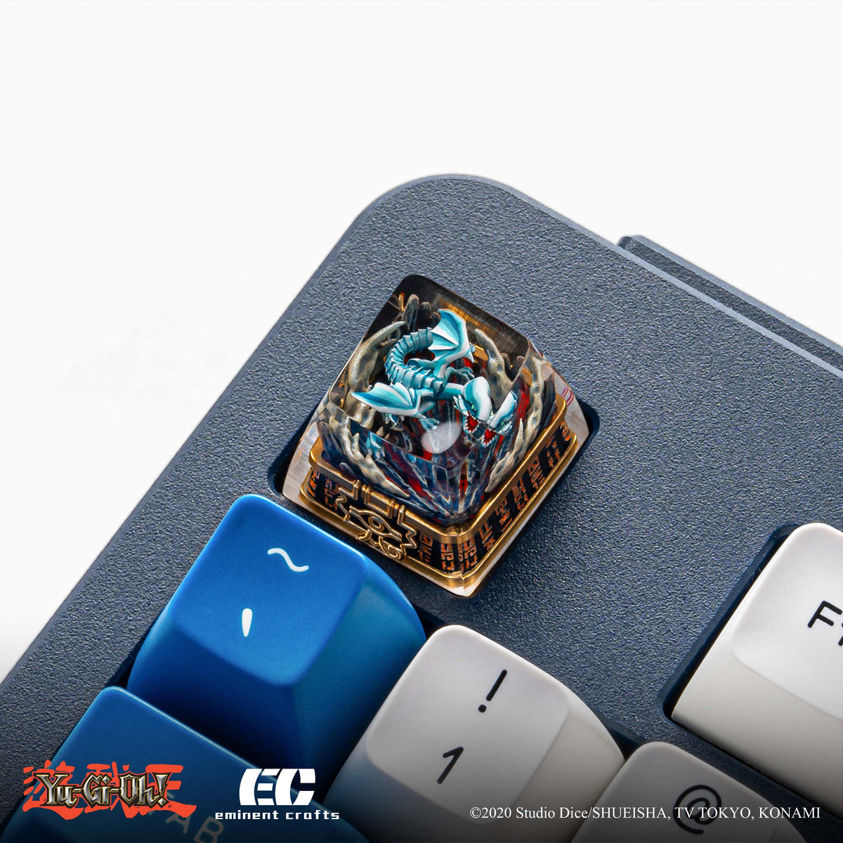 F Blue-Eyes White Dragon Yu-Gi-Oh! Artisan Resin Keycap