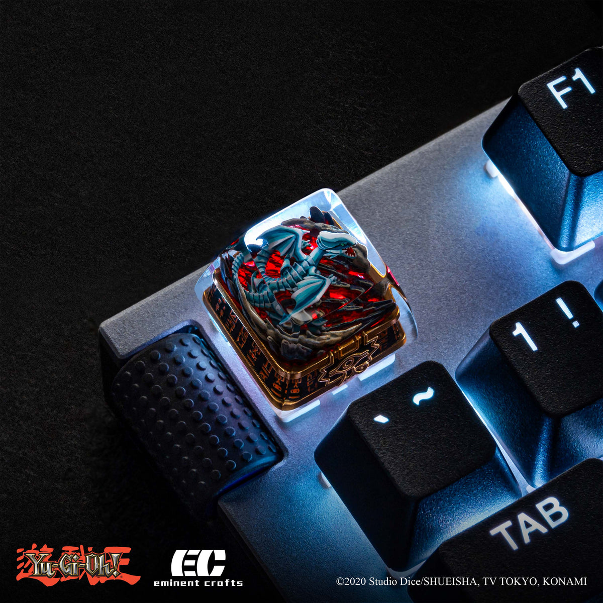 F Blue-Eyes White Dragon Yu-Gi-Oh! Artisan Resin Keycap