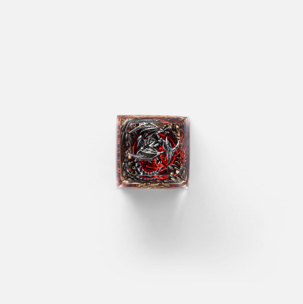 F Red Eyes Black Dragon Yu-Gi-Oh! Artisan Resin Keycap