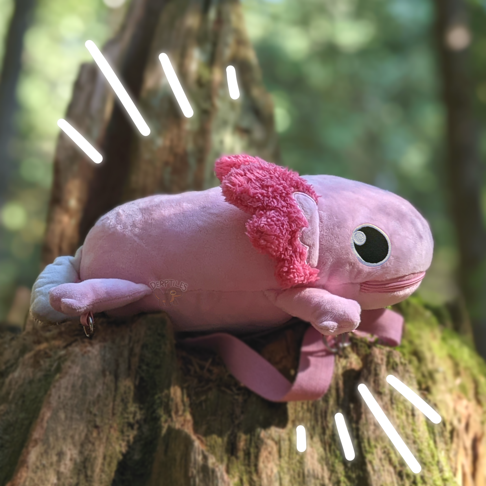 Axolotl Plush Bag