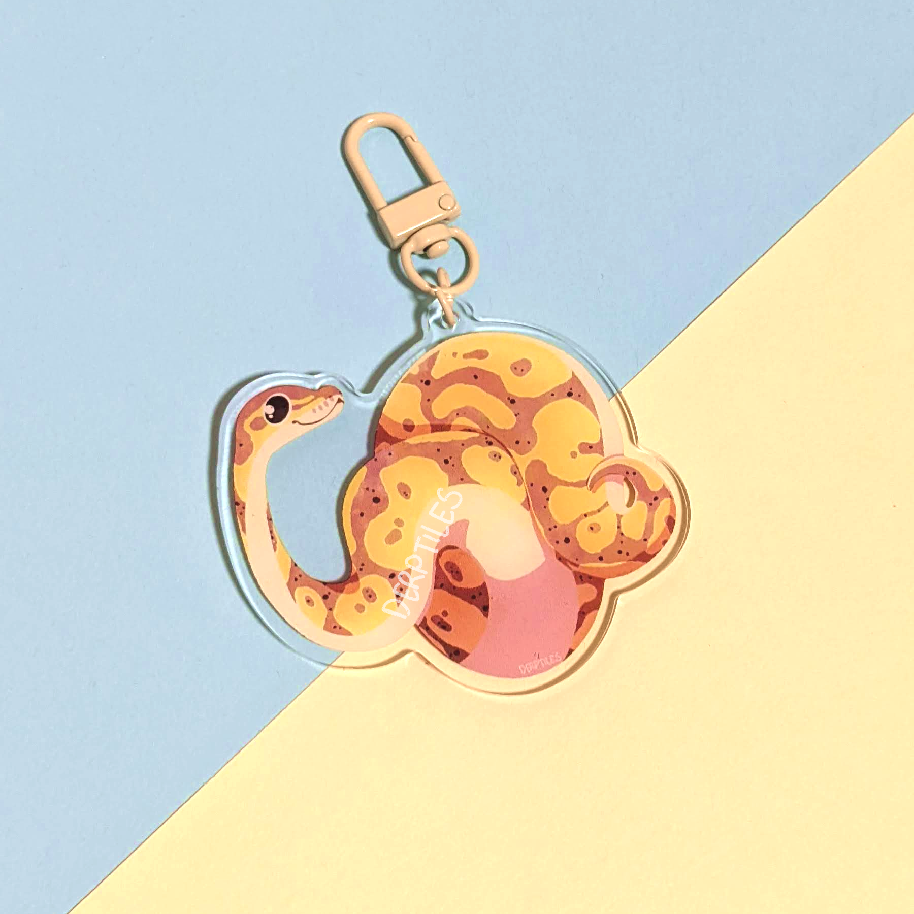 Ball Python Acrylic Charm
