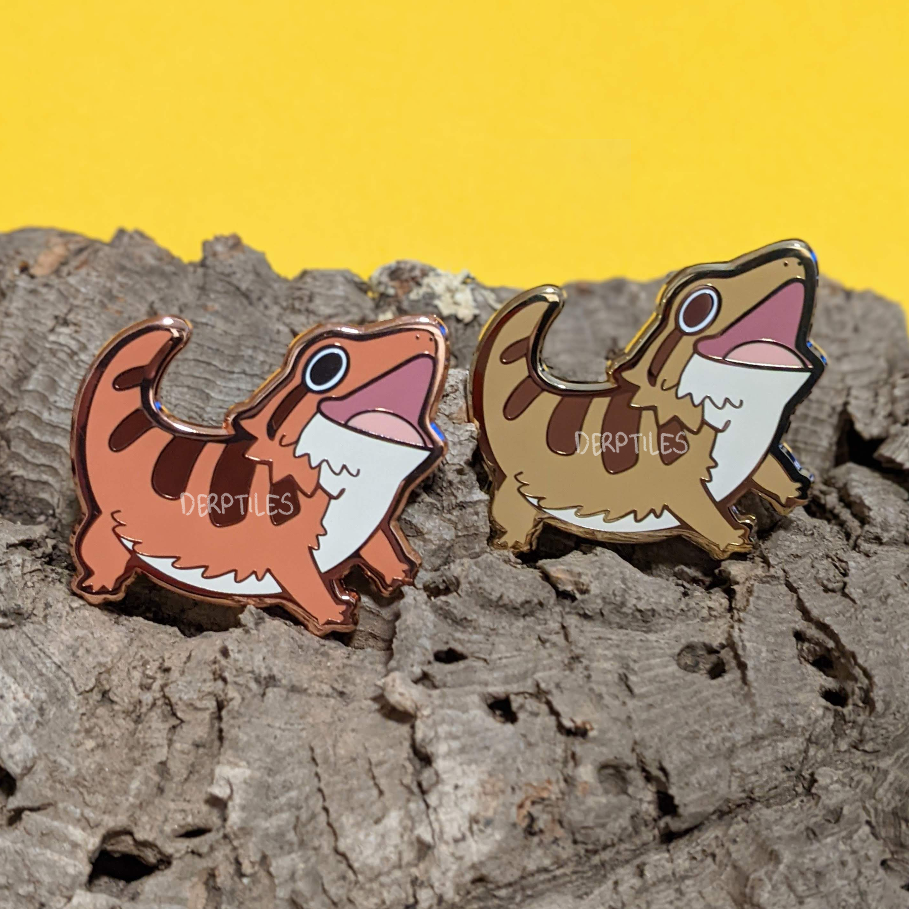 Beardie Enamel Pin