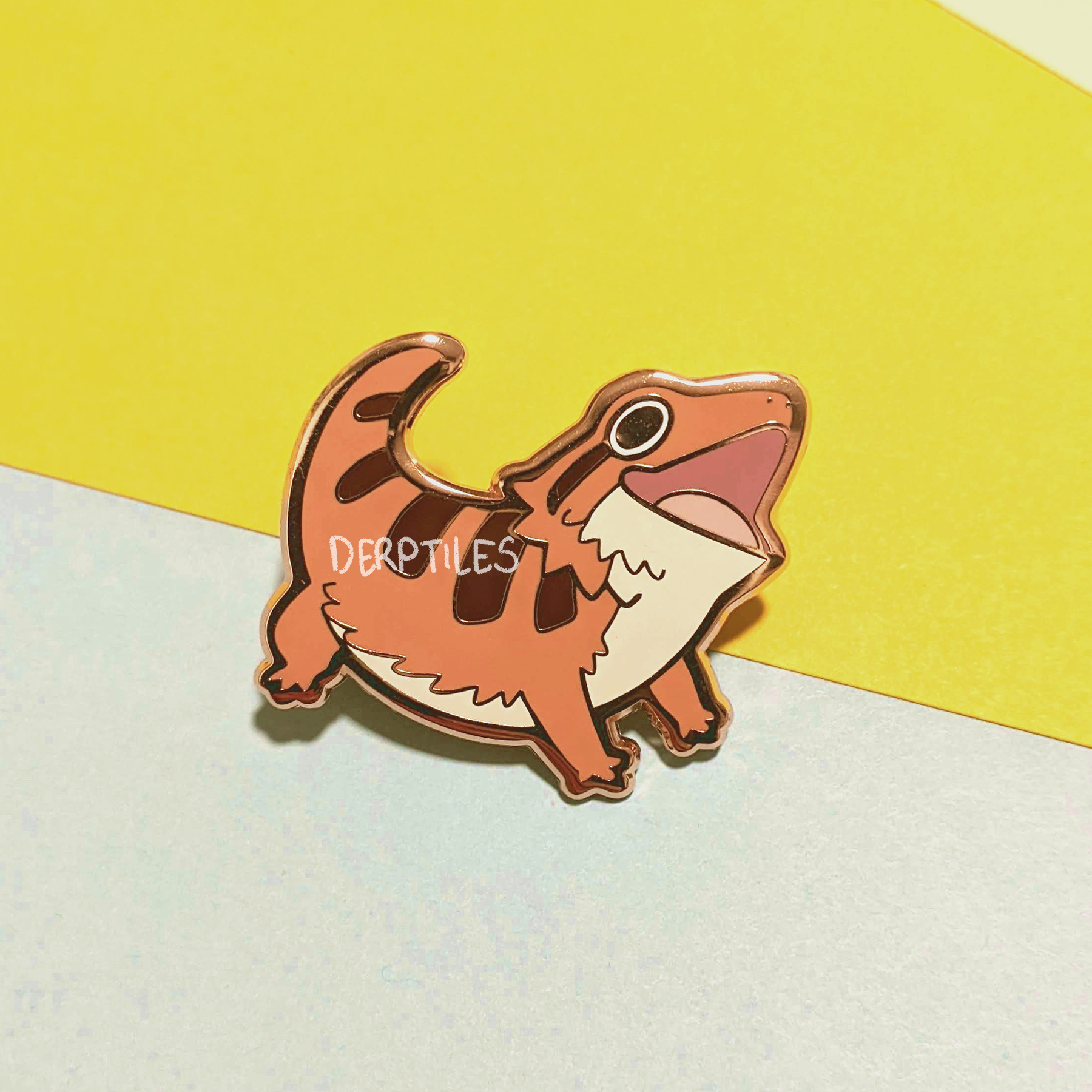 Beardie Enamel Pin
