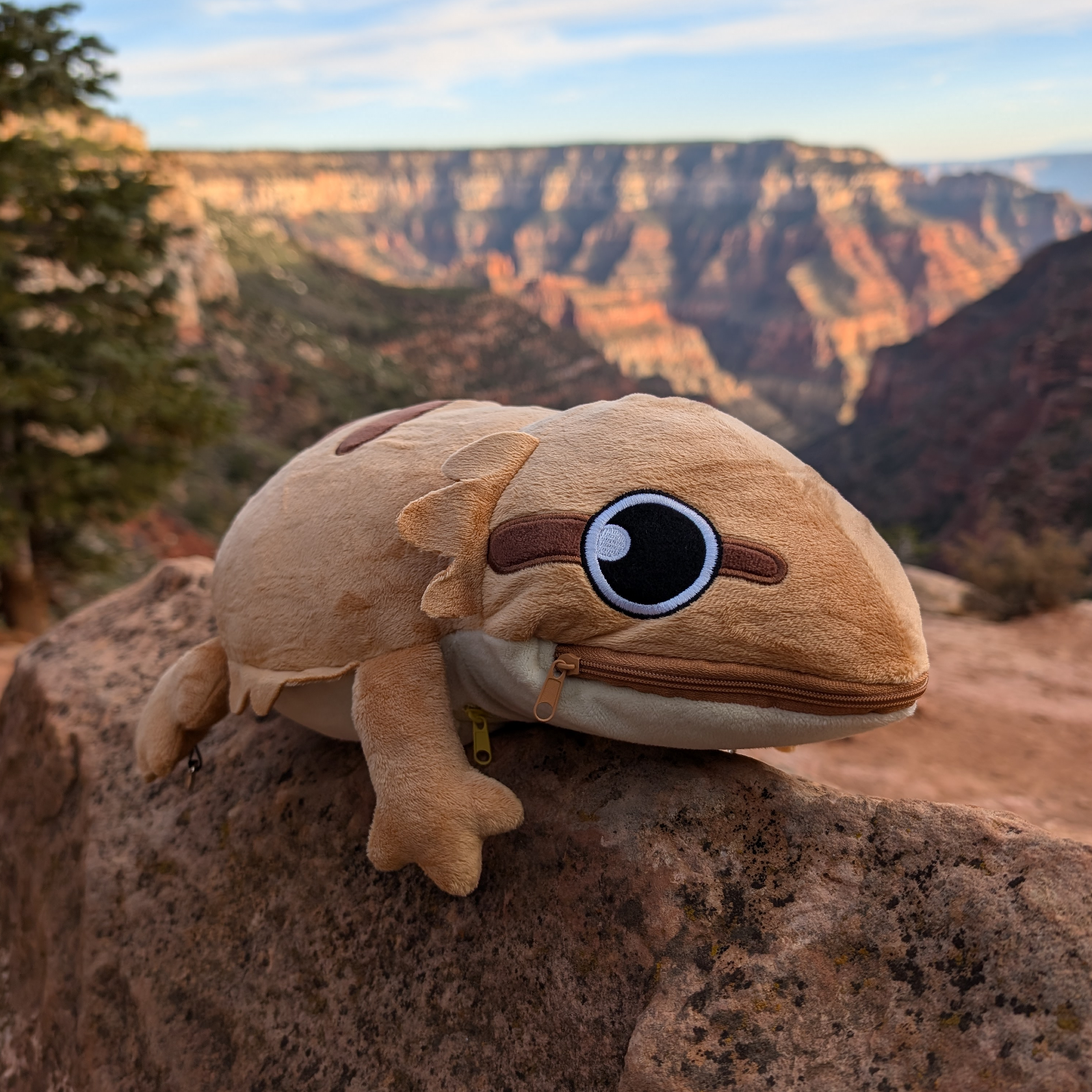 Bearded Dragon Plush Bag