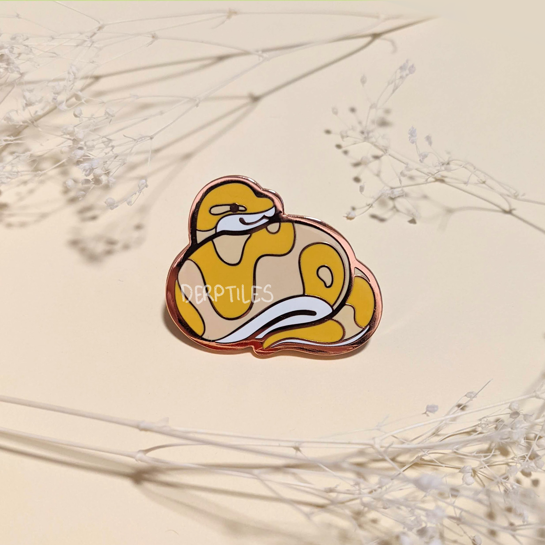 Ball Python Enamel Pin