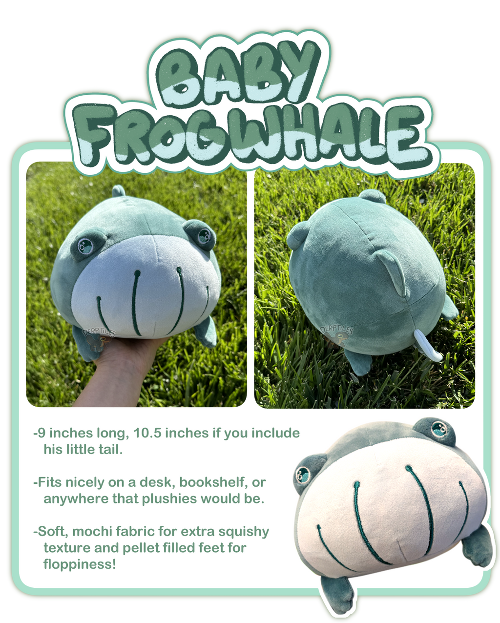 Frogwhale Plushie