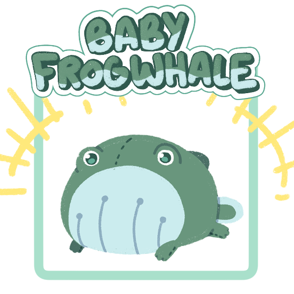 Frogwhale Plushie