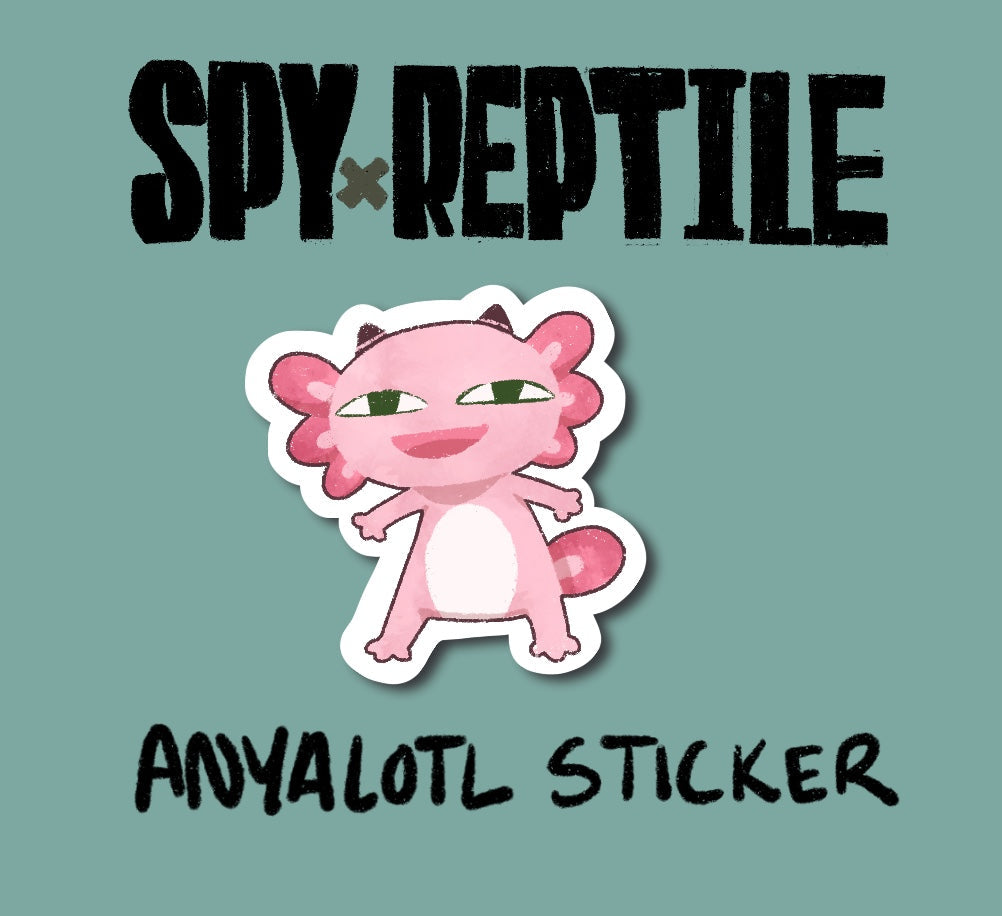 Anyalotl Sticker