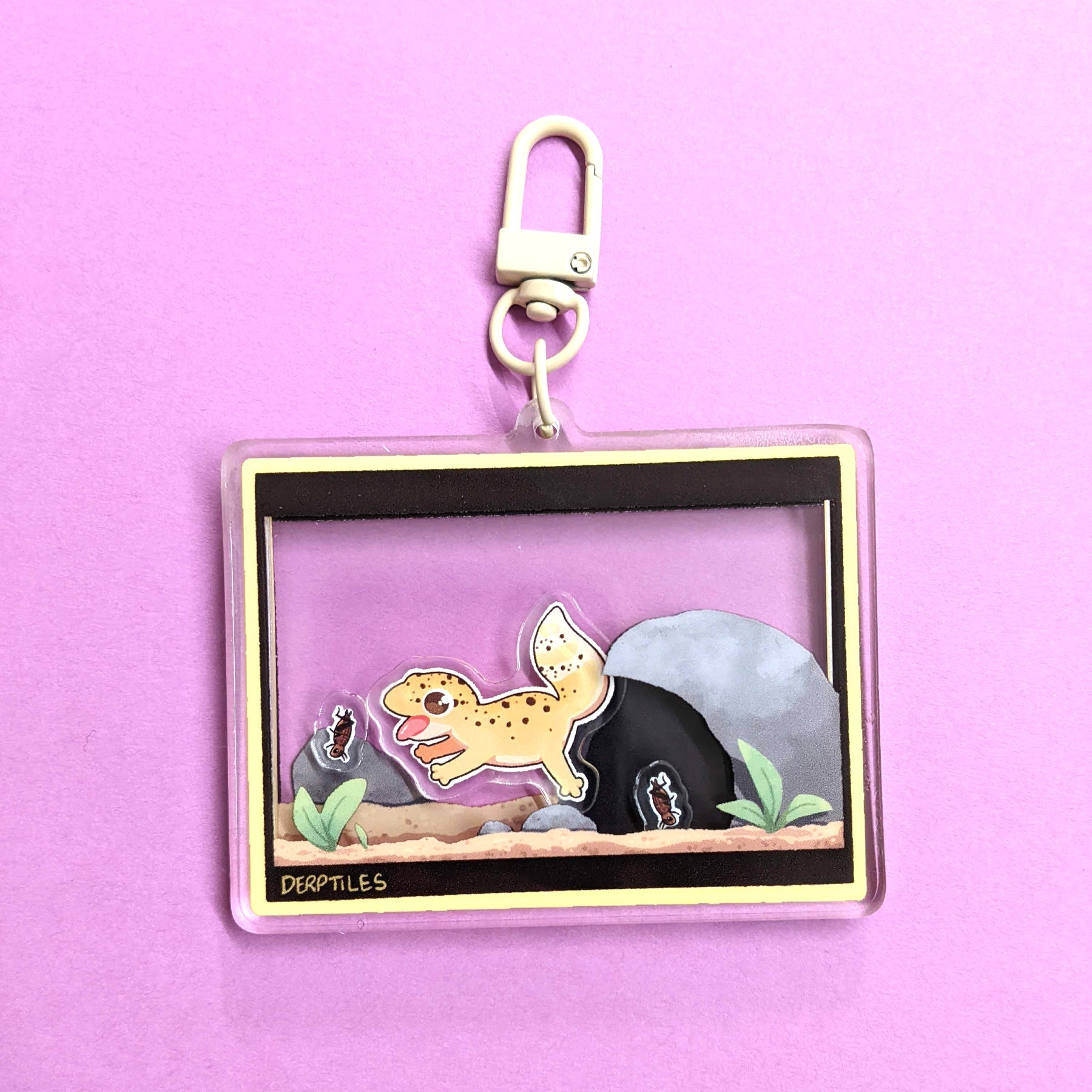Leopard Gecko Terrarium Charm (Shake-able!)
