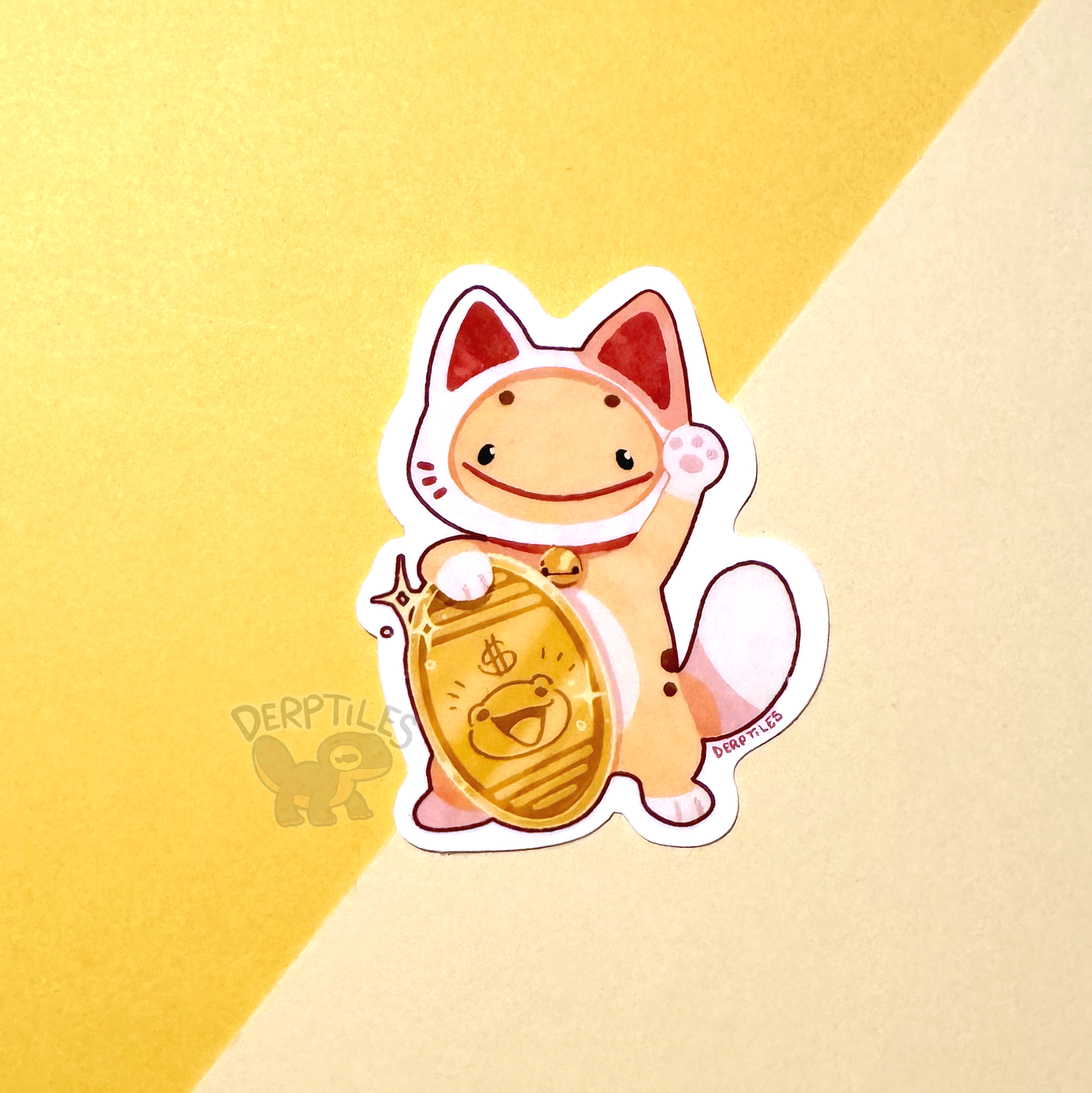 Maneki Gecko Sticker