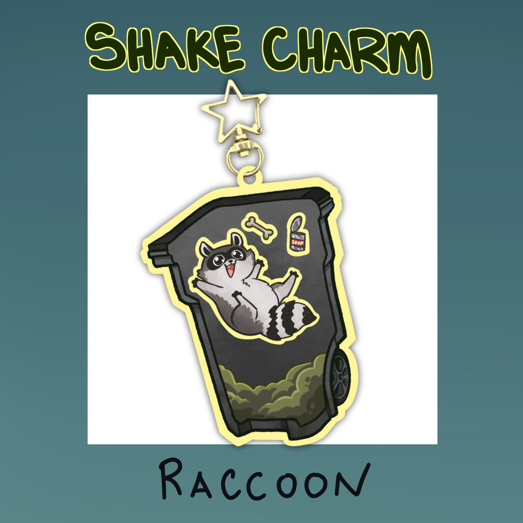 Garbagechild Raccoon Charm (Shake-able!)