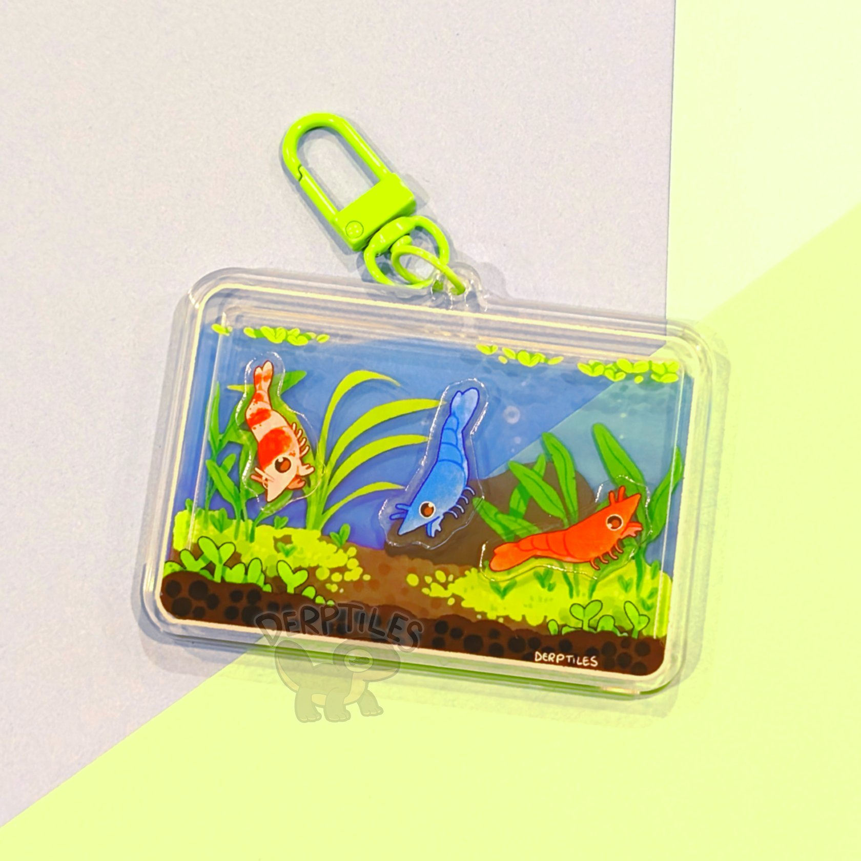 Shrimp Tank Charm (Shake-able!)